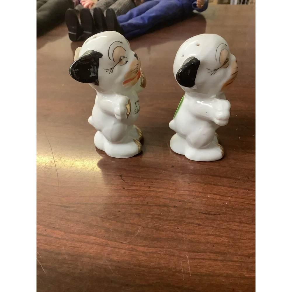 VTG I’m Salt I’m Pep Bonzo Dog Japan Salt & Pepper Shakers
